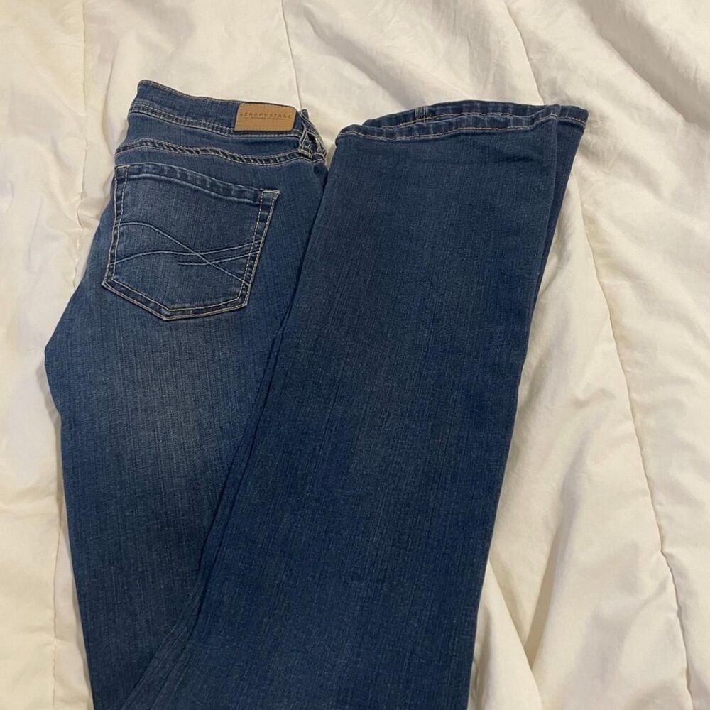 Aeropostale Women's Blue and Navy Jeans